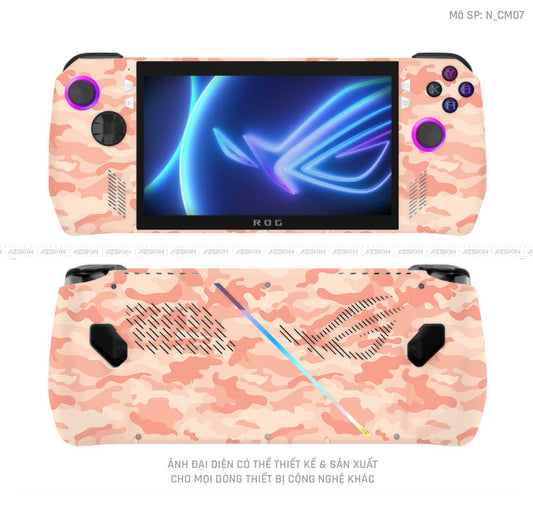 Dán Skin Máy Chơi Game Asus ROG Hình Camo | N_CM07