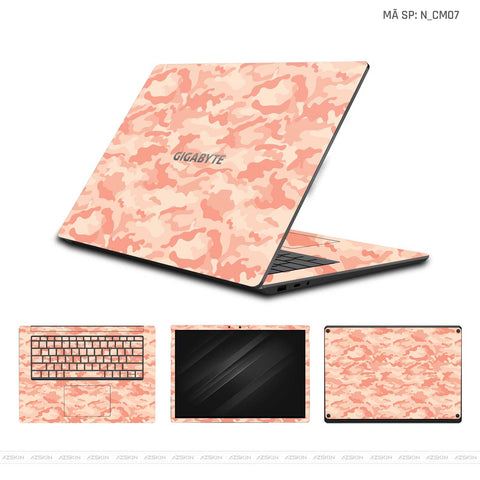 Dán Skin Laptop Gigabyte Hình Camo | N_CM07