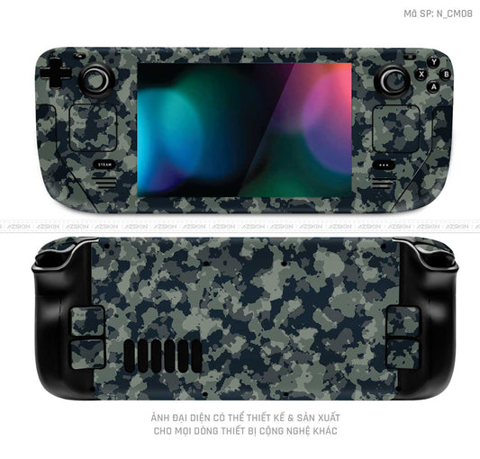 Dán Skin Máy Chơi Game Steam Deck Hình Camo | N_CM08