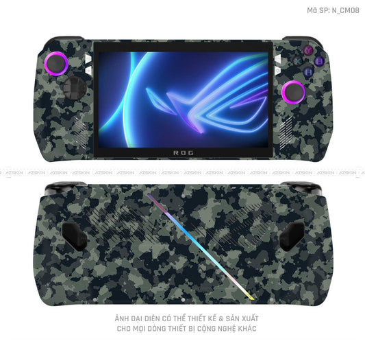 Dán Skin Máy Chơi Game Asus ROG Hình Camo | N_CM08