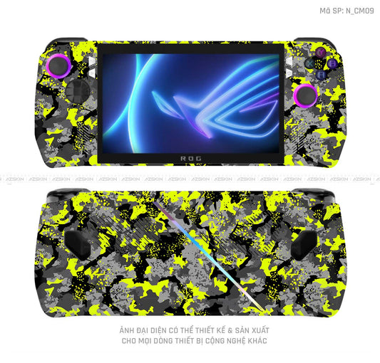 Dán Skin Máy Chơi Game Asus ROG Hình Camo | N_CM09