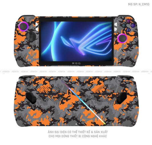 Dán Skin Máy Chơi Game Asus ROG Hình Camo | N_CM10