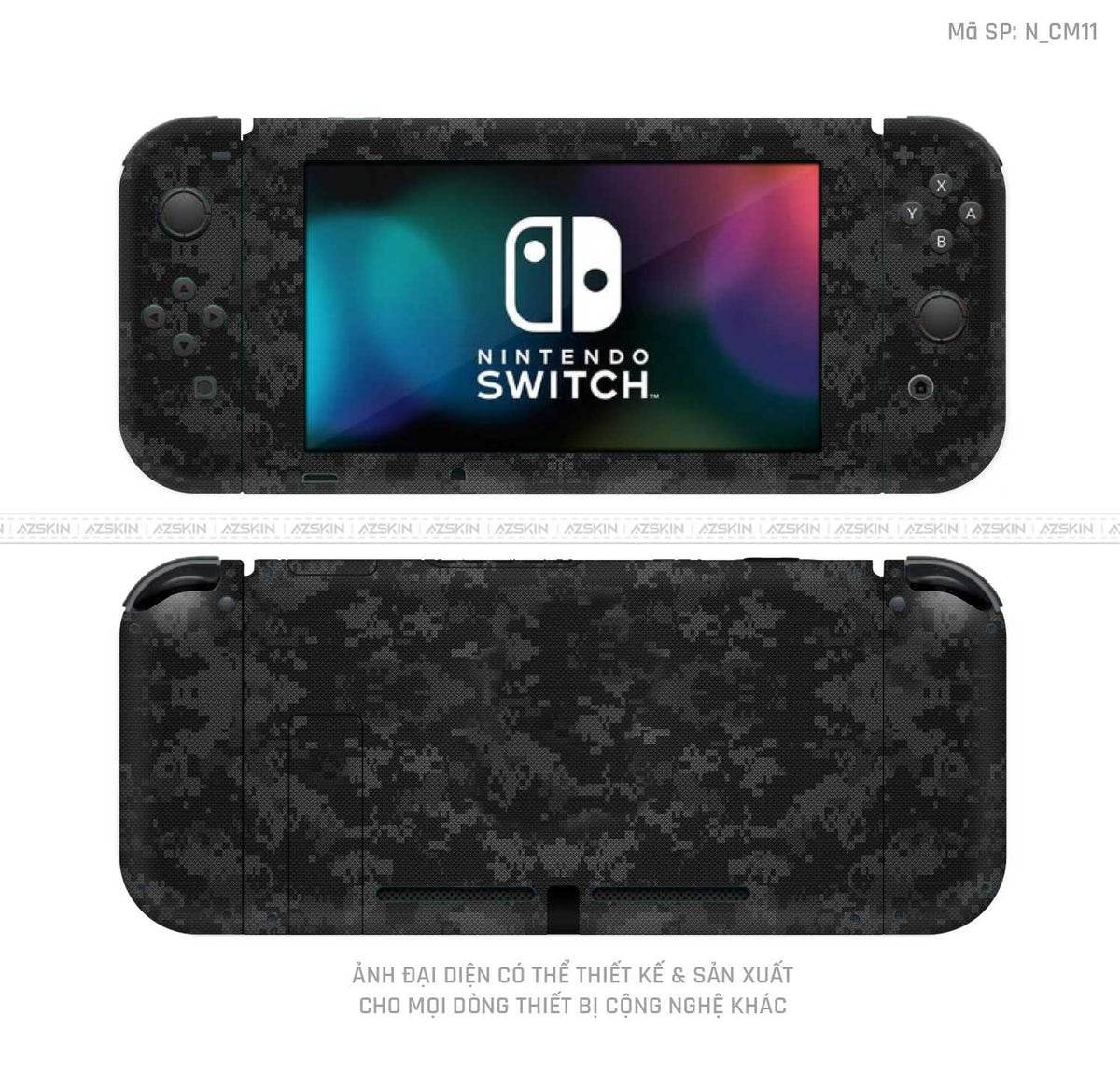 Dán Skin Máy Chơi Game Nintendo Switch Hình Camo | N_CM11