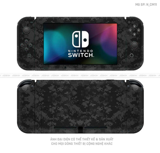 Dán Skin Máy Chơi Game Nintendo Switch Hình Camo | N_CM11