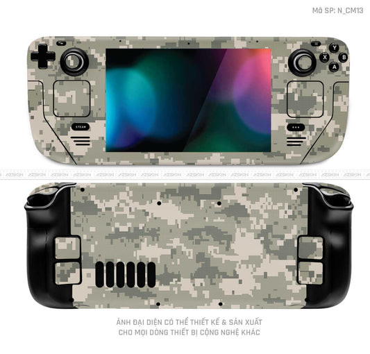 Dán Skin Máy Chơi Game Steam Deck Hình Camo | N_CM13