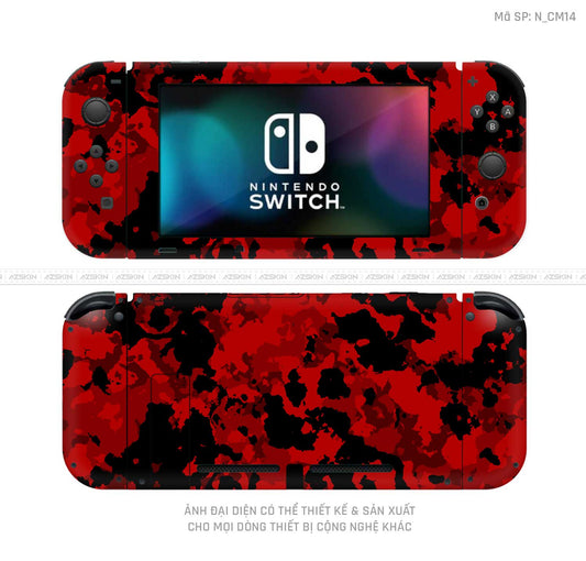 Dán Skin Máy Chơi Game Nintendo Switch Hình Camo | N_CM14