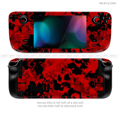 Dán Skin Máy Chơi Game Steam Deck Hình Camo | N_CM14