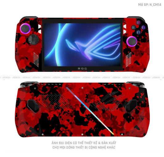 Dán Skin Máy Chơi Game Asus ROG Hình Camo | N_CM14