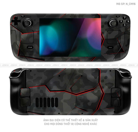Dán Skin Máy Chơi Game Steam Deck Hình Camo | N_CM16