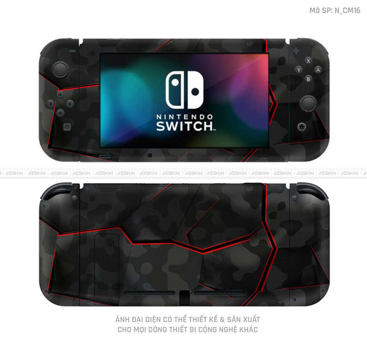 Dán Skin Máy Chơi Game Nintendo Switch Hình Camo | N_CM16
