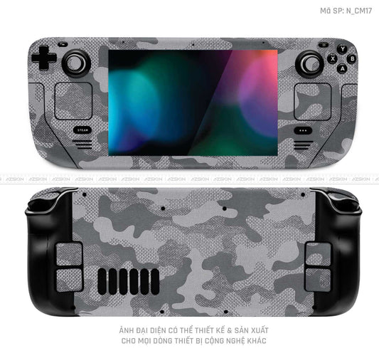 Dán Skin Máy Chơi Game Steam Deck Hình Camo | N_CM17