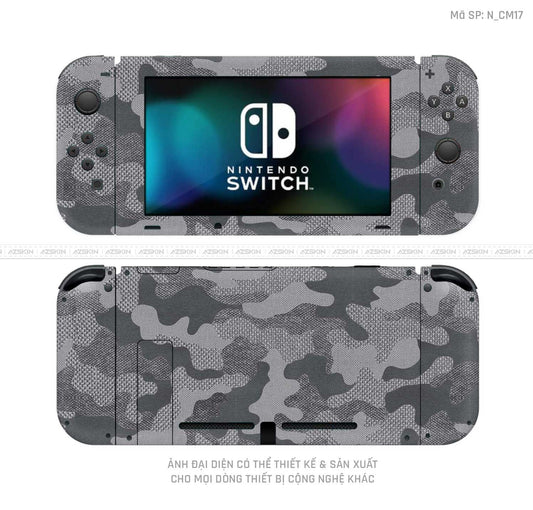 Dán Skin Máy Chơi Game Nintendo Switch Hình Camo | N_CM17