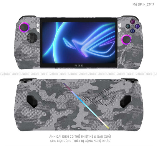 Dán Skin Máy Chơi Game Asus ROG Hình Camo | N_CM17