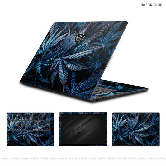 Dán Skin Laptop MSI Hình Canabis | N_CNB01