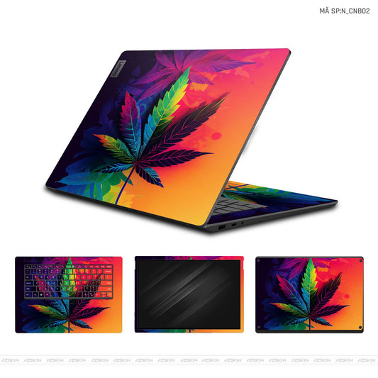 Dán Skin Laptop Lenovo Hình Canabis | N_CNB02