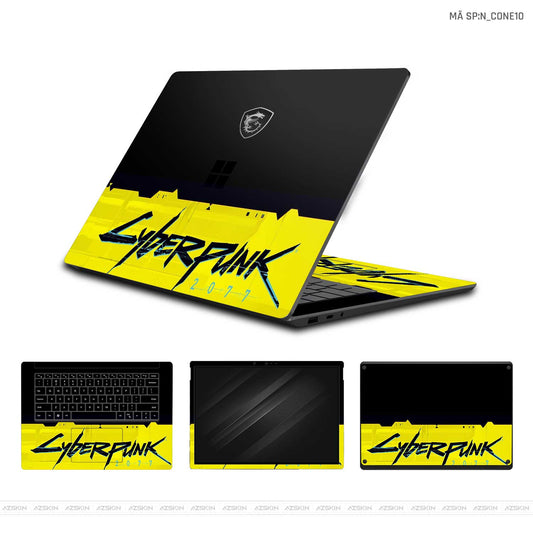 Dán Skin Laptop MSI Hình Công Nghệ | N_CONE10