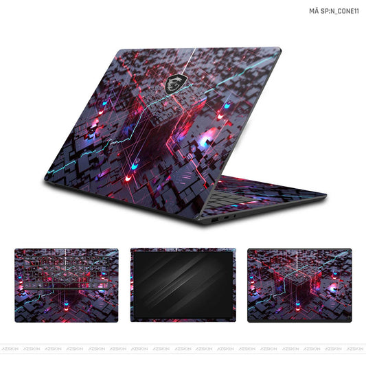 Dán Skin Laptop MSI Hình Công Nghệ | N_CONE11