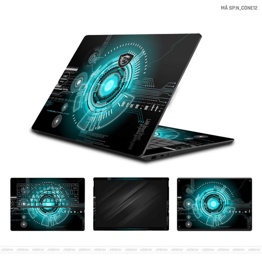 Dán Skin Laptop MSI Hình Công Nghệ | N_CONE12