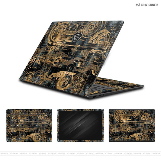 Dán Skin Laptop MSI Hình Công Nghệ | N_CONE17