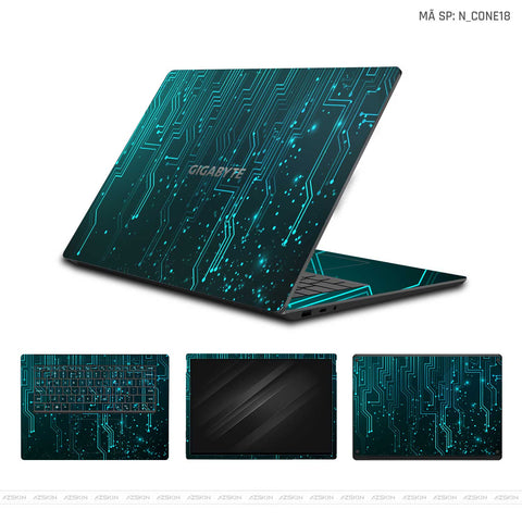 Dán Skin Laptop Gigabyte Hình Công Nghệ | N_CONE18