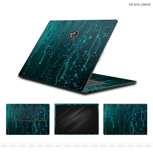 Dán Skin Laptop MSI Hình Công Nghệ | N_CONE18