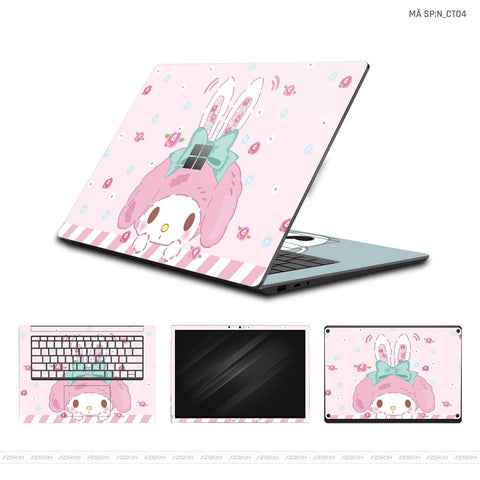 Dán Skin Laptop Surface Hình Thỏ Dễ Thương | N_CT04