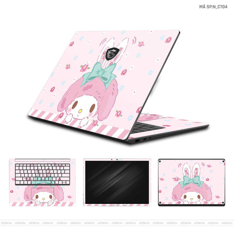 Dán Skin Laptop MSI Hình Dễ Thương | N_CT04