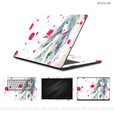 Dán Skin Laptop Acer Hình Dễ Thương | N_CT06
