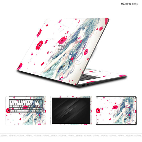 Dán Skin Laptop Dell Hình Dễ Thương | N_CT06