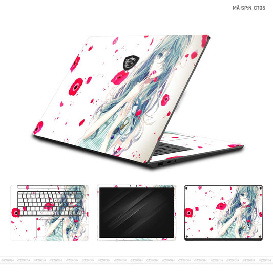 Dán Skin Laptop MSI Hình Dễ Thương | N_CT06