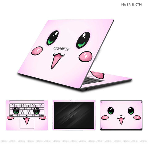 Dán Skin Laptop Gigabyte Hình Dễ Thương | N_CT14