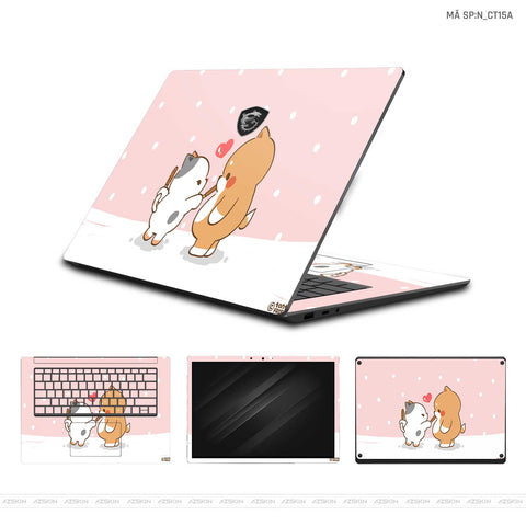 Dán Skin Laptop MSI Hình Dễ Thương | N_CT15A