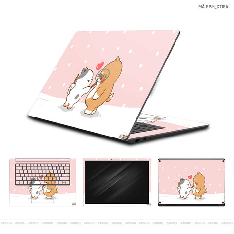 Dán Skin Laptop Dell Hình Dễ Thương | N_CT15A