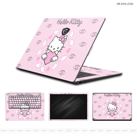Dán Skin Laptop MSI Hình Hello Kitty | N_CT20