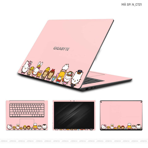 Dán Skin Laptop Gigabyte Hình Dễ Thương | N_CT21