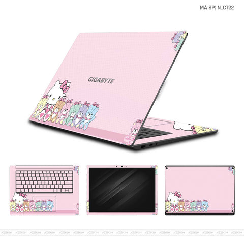 Dán Skin Laptop Gigabyte Hình Dễ Thương | N_CT22