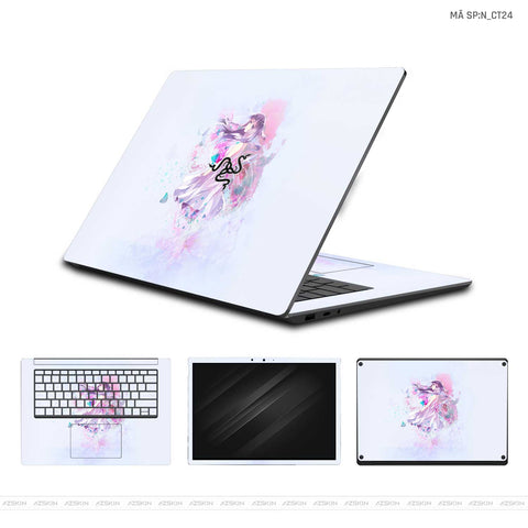 Dán Skin Laptop Razer Hình Cute | N_CT24