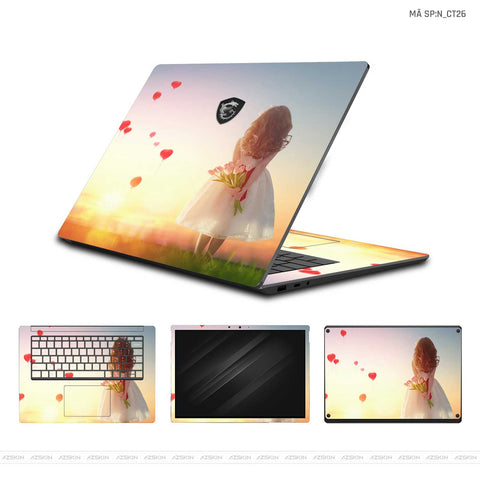 Dán Skin Laptop MSI Hình Dễ Thương | N_CT26