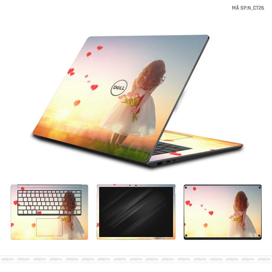 Dán Skin Laptop Dell Hình Dễ Thương | N_CT26