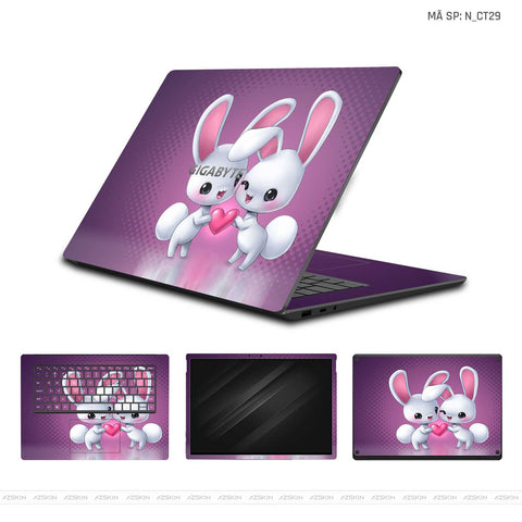 Dán Skin Laptop Gigabyte Hình Dễ Thương | N_CT29