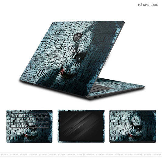 Dán Skin Laptop MSI Hình Jocker | N_DA36