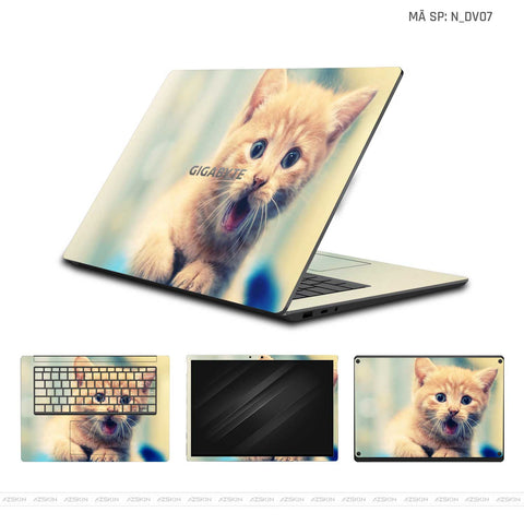 Dán Skin Laptop Gigabyte Hình Động Vật | N_DV07