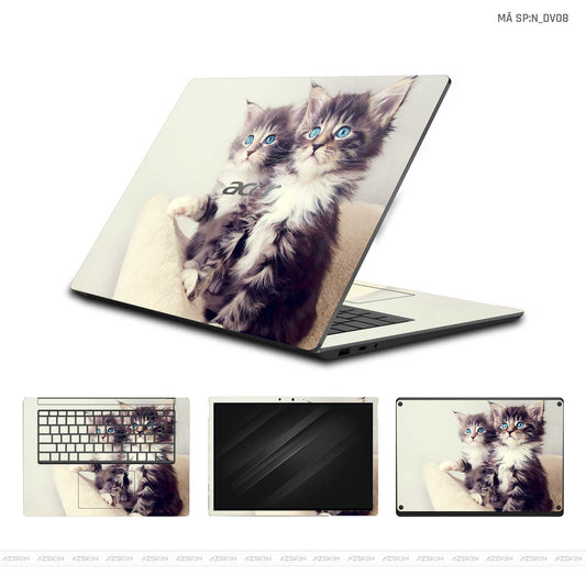 Dán Skin Laptop Acer Hình Mèo Dễ Thương | N_DV08