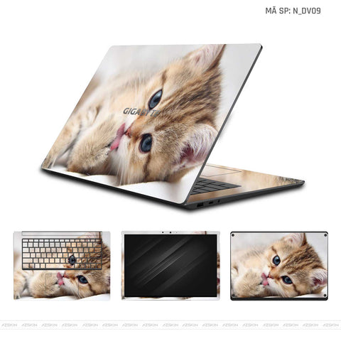 Dán Skin Laptop Gigabyte Hình Động Vật | N_DV09