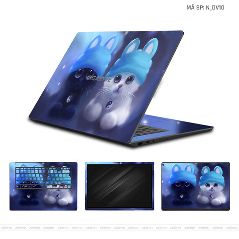 Dán Skin Laptop Gigabyte Hình Động Vật | N_DV10