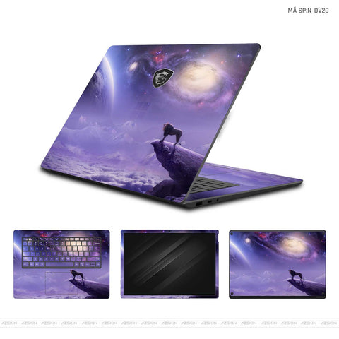 Dán Skin Laptop MSI Hình Động Vật | N_DV20