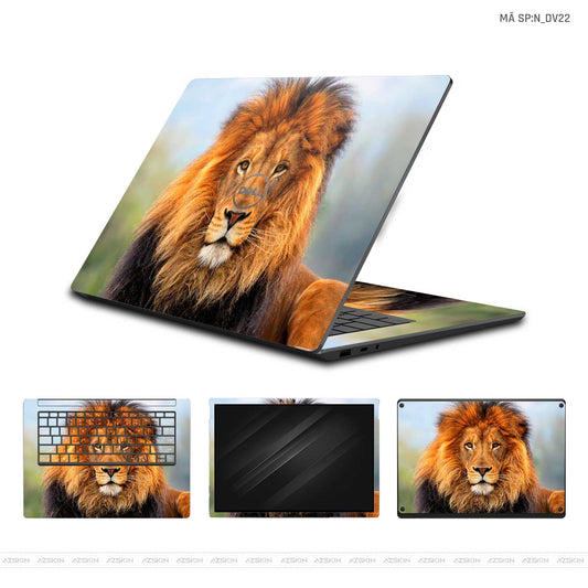 Dán Skin Laptop Dell Hình Hổ - Sư Tử | N_DV22