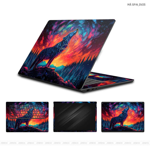 Dán Skin Laptop Dell Hình Sói | N_DV25