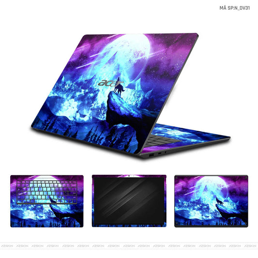 Dán Skin Laptop Acer Hình Sói | N_DV31