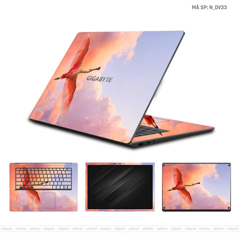 Dán Skin Laptop Gigabyte Hình Động Vật | N_DV33